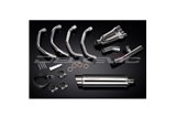 HONDA CBR600F 99-00 FULL 4-1 EXHAUST SYSTEM 350MM STAINLESS ROUND BSAU SILENCER