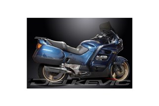 SISTEMA DI SCARICO HONDA ST1100 PAN EUROPEAN 89-02 SILENZIATORI TONDO INOX DA 350 MM