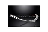 SUZUKI GSX600F 97-06 SISTEMA DI SCARICO COMPLETO 4-1 SILENZIATORE BSAU TONDO INOX DA 350 MM