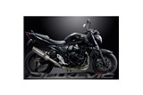 SUZUKI GSF650 BANDIT 07-14 SISTEMA DI SCARICO COMPLETO SILENZIATORE TONDO INOX DA 350 MM