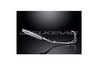 KAWASAKI 250R NINJA 2008-2013 SCARICO COMPLETO 2-1 SILENZIATORE TONDO INOX 350MM