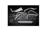 HONDA CB600F HORNET 1998-02 SISTEMA DI SCARICO COMPLETO SILENZIATORE TONDO INOX DA 350 MM