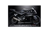 YAMAHA YZF-R125 2014-2016 SISTEMA DI SCARICO COMPLETO SILENZIATORE TONDO INOX DA 350 MM