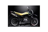 SUZUKI DR125SM 2009-14 SISTEMA DI SCARICO COMPLETO SILENZIATORE BSAU TONDO INOX DA 350 MM