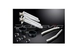 SUZUKI GSX1300R HAYABUSA 2008-2020 KIT SCARICO SILENZIATORE INOX OVALE DA 350 MM