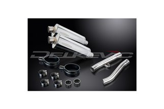 YAMAHA FJ1200 (3CV) 1988-1990 350MM OVAL STAINLESS BSAU SILENCER EXHAUST KIT