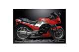 KAWASAKI GPZ900R ZX900A 1984-03 KIT SCARICO SILENZIATORE BSAU IN ACCIAIO OVALE DA 350 MM