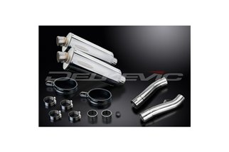 YAMAHA FJ1100 FJ1200 1984-1987 350MM OVAL STAINLESS BSAU SILENCER EXHAUST KIT