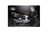 KIT SCARICO SILENZIATORE BSAU IN ACCIAIO OVALE YAMAHA FJR1300 2006-2023 350MM