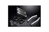 KIT SCARICO SILENZIATORE TONDO IN CARBONIO YAMAHA YZF-R1 4C8 07-08 200MM