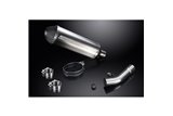 SUZUKI GSX1250 FA 2010-2016 343MM X-OVAL KIT SCARICO SILENZIATORE TITANIO BSAU