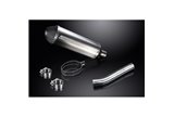 KIT SCARICO SILENZIATORE BSAU TITANIO XOVAL HONDA CBF500 2004-2008 343MM