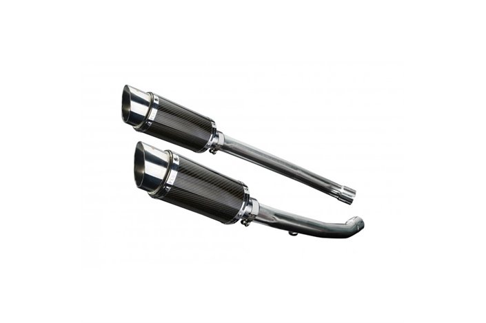 KAWASAKI ZZR1400 ZX14 2012-2023 200MM ROUND CARBON SILENCER EXHAUST KIT