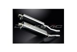 YAMAHA XJ600 N/S DIVERSION 92-04 SILENZIATORE DI SCARICO IN ACCIAIO INOX TRI-OVALE DA 420 MM