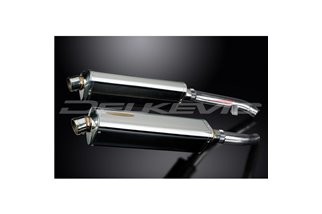 KIT SILENZIATORE DI SCARICO IN ACCIAIO INOX TRI-OVALE YAMAHA FJR1300 2001-2005 420MM