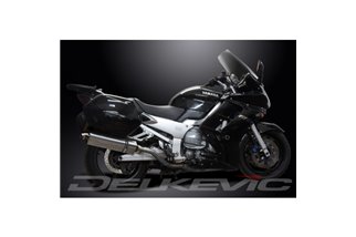 KIT SILENZIATORE DI SCARICO IN ACCIAIO INOX TRI-OVALE YAMAHA FJR1300 2001-2005 420MM