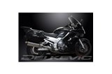 KIT SILENZIATORE DI SCARICO IN ACCIAIO INOX TRI-OVALE YAMAHA FJR1300 2001-2005 420MM