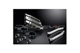 KIT SCARICO SILENZIATORE TONDO IN CARBONIO YAMAHA TDM900 2002-2013 200MM