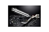 KIT SCARICO SILENZIATORE BSAU TONDO IN ACCIAIO INOX DECAT 350MM HONDA CB1000R-RA 2008-2017