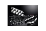 KIT SCARICO SILENZIATORE BSAU IN ACCIAIO TONDO DA 350 MM PER HONDA VTR1000 SP2 2002-2010