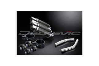 KIT SCARICO SILENZIATORE TONDO IN CARBONIO YAMAHA YZF-R1 2004-2006 DA 200 MM