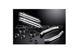 SUZUKI GSXR1100 K-L-M-N 1989-93 350MM ROUND STAINLESS BSAU SILENCER EXHAUST KIT