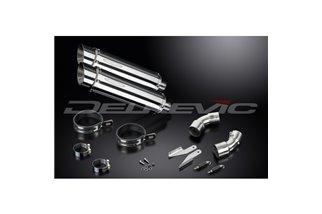 DUCATI MONSTER 696 2008-2014 KIT SCARICO SILENZIATORE BSAU INOX TONDO DA 350 MM