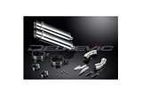 DUCATI MONSTER 696 2008-2014 KIT SCARICO SILENZIATORE BSAU INOX TONDO DA 350 MM