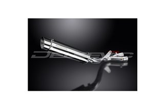 KIT SILENZIATORE DI SCARICO TONDO IN ACCIAIO INOX YAMAHA MT-10 MT10 2016-2021 DA 350 MM