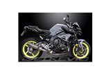 KIT SILENZIATORE DI SCARICO TONDO IN ACCIAIO INOX YAMAHA MT-10 MT10 2016-2021 DA 350 MM