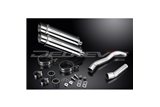 KIT SCARICO SILENZIATORE BSAU IN ACCIAIO TONDO KAWASAKI Z1000 2007-2009 350MM