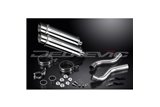 KIT SCARICO SILENZIATORE BSAU TONDO IN ACCIAIO INOX KAWASAKI Z1000SX 2010-19 TOURER 350MM