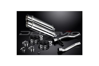 SUZUKI GW250 INAZUMA 2012-2018 KIT SCARICO SILENZIATORE BSAU INOX TONDO DA 350 MM