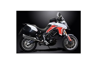 DUCATI MULTISTRADA 950 17-18 DECAT 350MM KIT SCARICO TONDO INOX BSAU