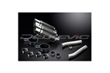 KAWASAKI ZZR1200 NINJA 2002-2005 KIT SCARICO SILENZIATORE TONDO IN CARBONIO DA 200 MM