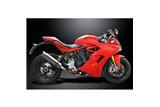 DUCATI SUPERSPORT 939 2017-2019 DECAT 350MM KIT SCARICO TONDO INOX BSAU