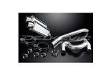 HONDA VFR800 VTEC 2002-2013 225MM OVAL STAINLESS SILENCER EXHAUST KIT