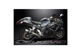 KIT SILENZIATORE DI SCARICO TONDO IN CARBONIO DA 200 MM PER SUZUKI GSX1300R HAYABUSA 2008-2020