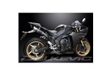 YAMAHA YZF-R1 YZFR1 2009-2014 200MM ROUND CARBON SILENCER EXHAUST KIT