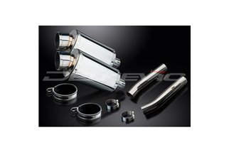 APRILIA TUONO1000R FACTORY 06-10 KIT SCARICO SILENZIATORE OVALE INOX 225MM