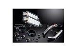 KIT SCARICO SILENZIATORE INOX OVALE HONDA CBF1000 GT ABS 2006-2011 225MM