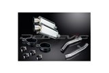 KIT SCARICO SILENZIATORE INOX OVALE YAMAHA FJR1300 2001-2005 225MM