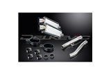 YAMAHA FJ1200 (3CV) 1988-1990 KIT SCARICO SILENZIATORE INOX OVALE DA 225 MM