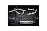 KIT SILENZIATORE DI SCARICO IN ACCIAIO INOX TRI-OVALE SUZUKI DL1000 V-STROM 2014-2020 420MM