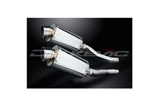 YAMAHA XJ600N XJ600S DIVERSION 92-04 SILENZIATORE DI SCARICO INOX OVALE DA 225 MM