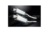 YAMAHA XJ600N XJ600S DIVERSION 92-04 SILENZIATORE DI SCARICO INOX OVALE DA 225 MM