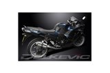 KIT SCARICO SILENZIATORE OVALE IN ACCIAIO INOX KAWASAKI ZZR1400 NINJA 2006-2007 225MM