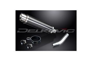 KIT SCARICO SILENZIATORE BSAU TONDO IN CARBONIO KAWASAKI ZX10R NINJA 2008-2010 DA 350 MM