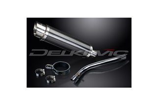 SUZUKI GSXR1000 K9 09-11 DE-CAT 350MM KIT SCARICO SILENZIATORE TONDO CARBONIO BSAU