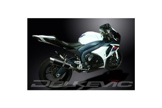 SUZUKI GSXR1000 K9 09-11 DE-CAT 350MM KIT SCARICO SILENZIATORE TONDO CARBONIO BSAU